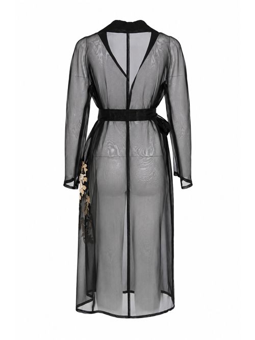 Spolverino MSEVODKA in organza di seta Nero MAX MARA STUDIO | 2616121014600002